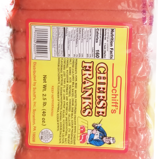 Schiff's Cheese Franks<span>2.5 lb.</span>